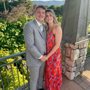 Valeria Maxi Dress in Floral Lilac